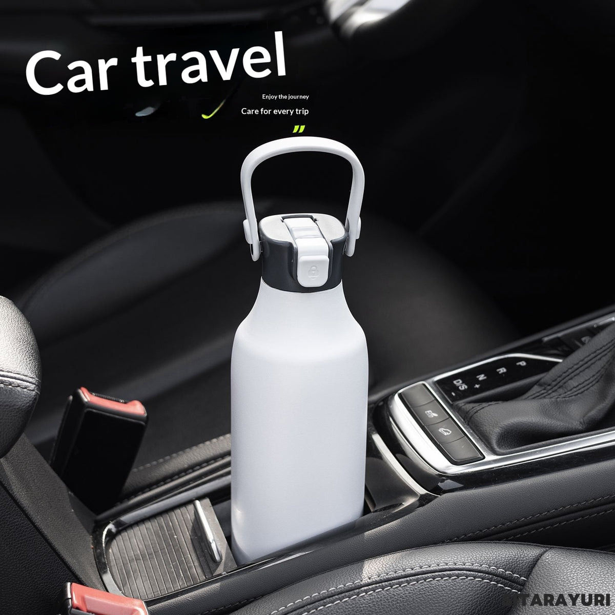 Outdoor Portable Straw Cup With A Stylish Handle