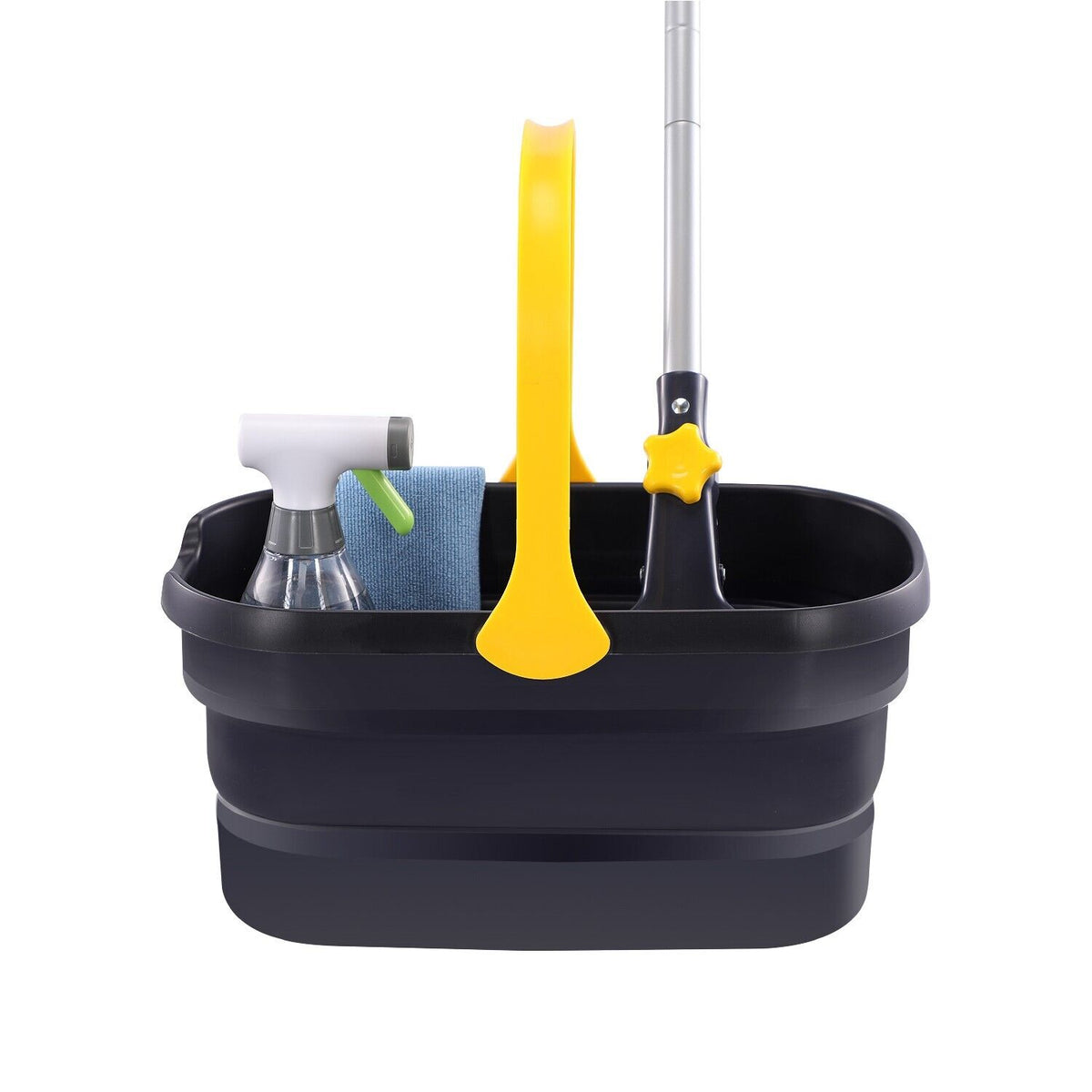 10L Washing-Storage Bucket Folding Portable Mop-Food-Drink Home-Outdoor Camping
