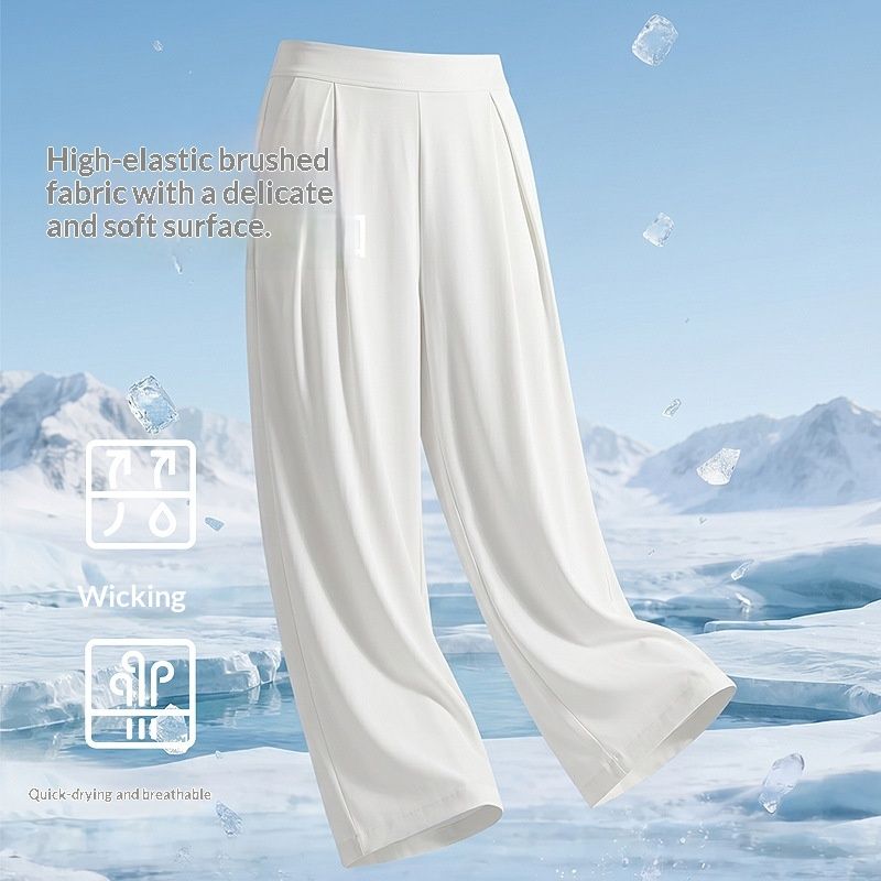 Straight-leg Wide-leg Athletic Pants For Women Casual And Versatile For Outdoor Wear