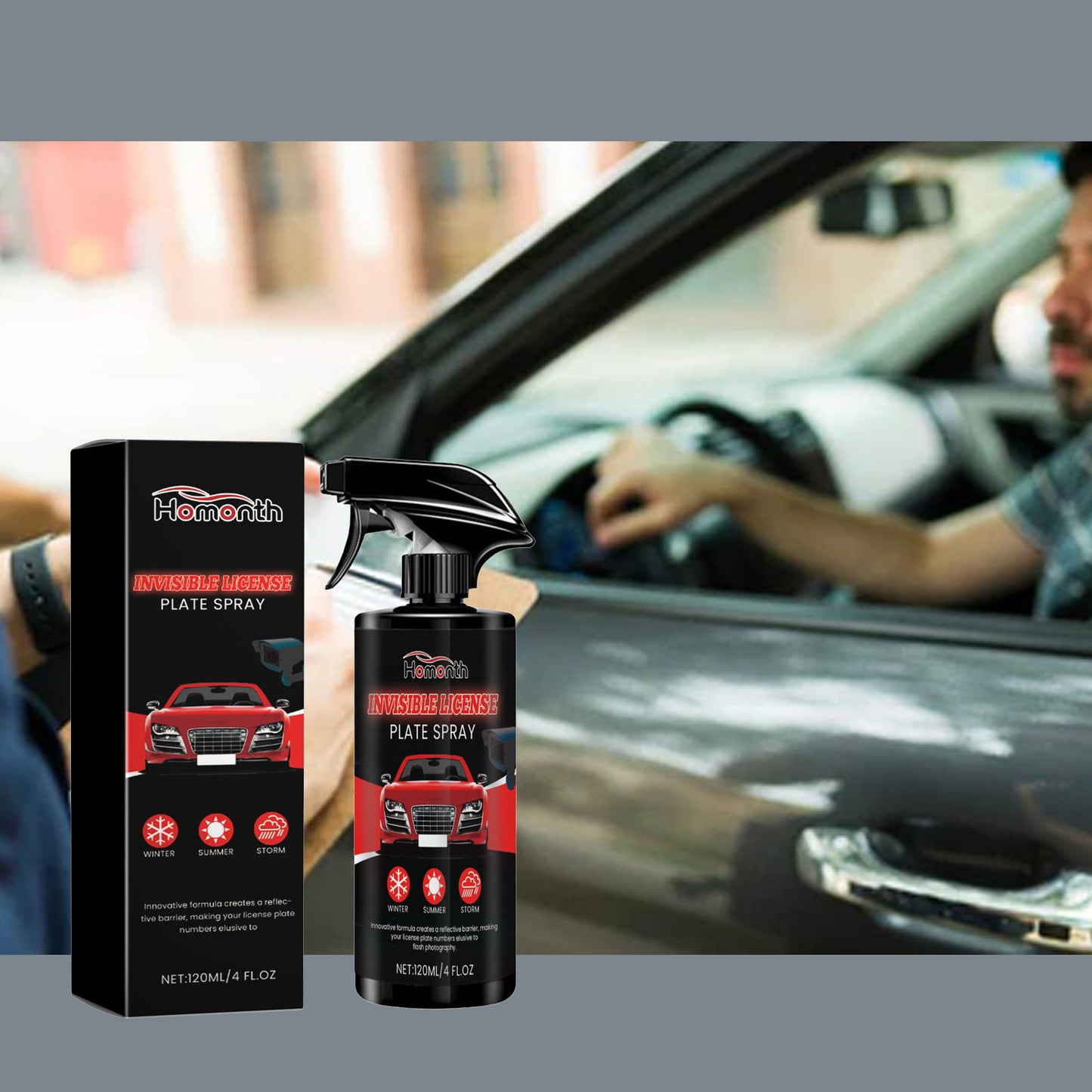 Homonth Cross-border Car Spray, Long-lasting Car Body Coating, Convenient For Daily Use, Protective Car Spray.