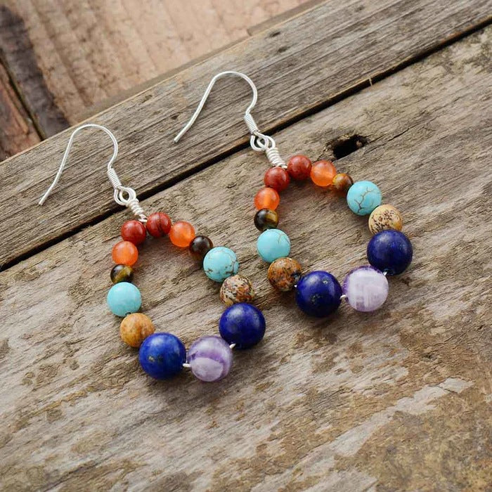 Retro-style Fashionable And Creative Womens White K Earrings