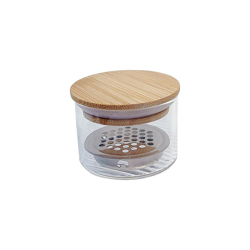 New Nail Beauty Sequins Painting Brush Cleaning Cup With Lid Stainless Steel Mesh