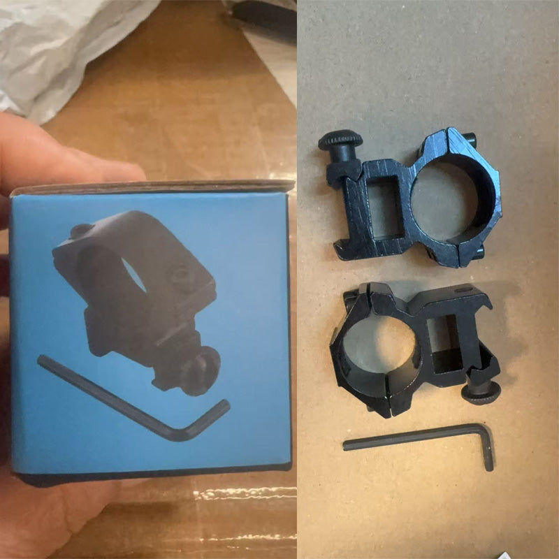 2pcs Outdoor Tactical Equipment 25.4mm High Profile Sight Installation Ring 11mm Optical Sight Base