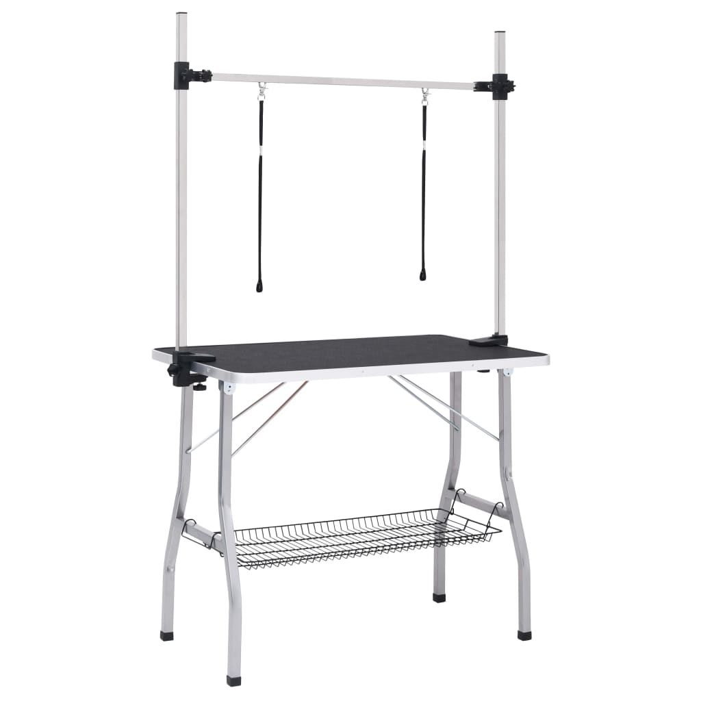 Adjustable Grooming Table for Dogs with 2 Loops
