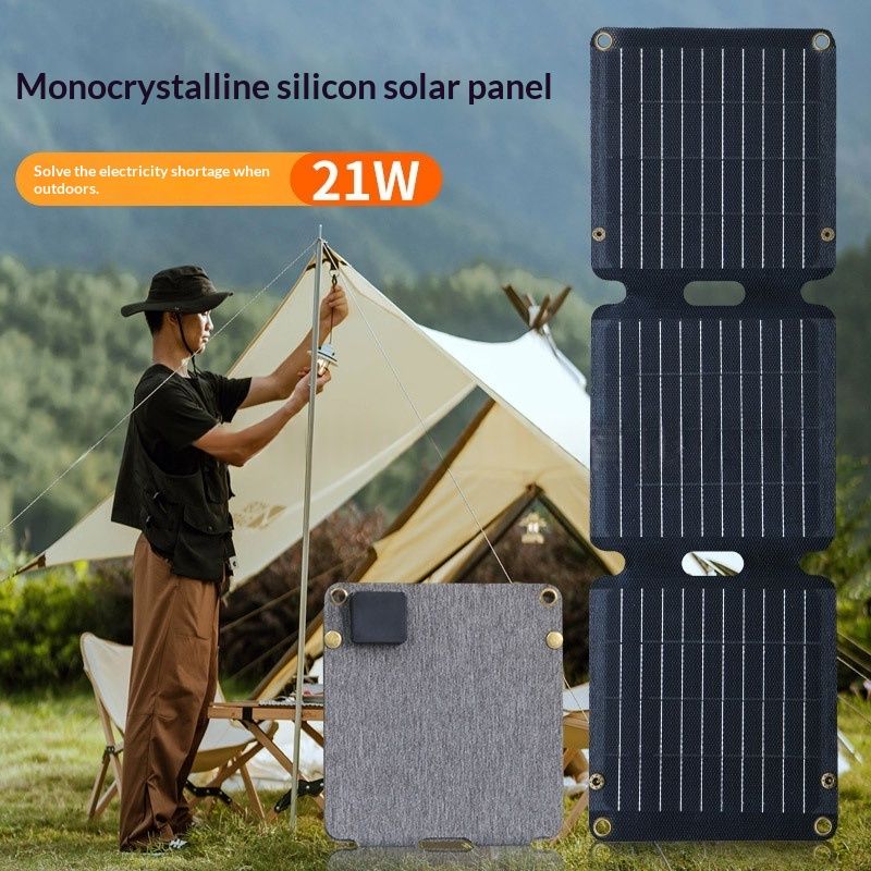 Portable Outdoor Solar Folding Panel For Conveniently Charging Your Phone