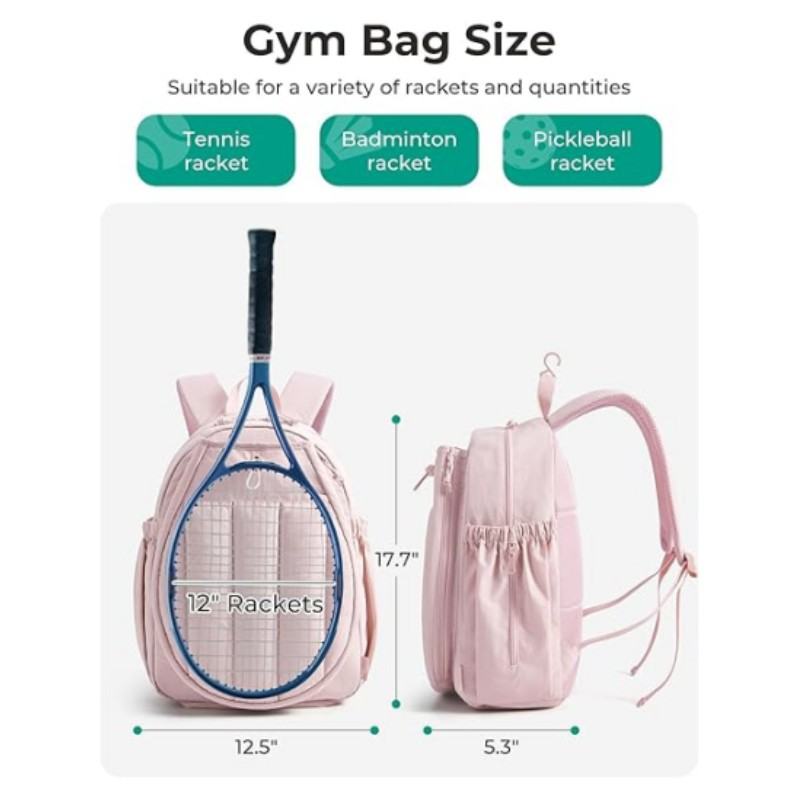 Pickleball Bag Racket Storage Backpack Waterproof And Easy-to-clean With A Shoe Compartment