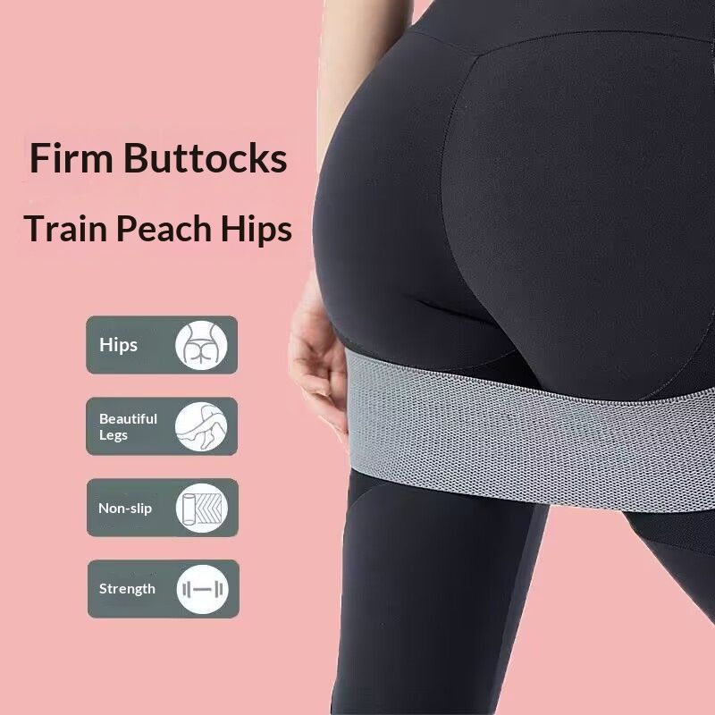 Knitted Elastic Compression Yoga Stretching Band For Squatting To Train Glutes