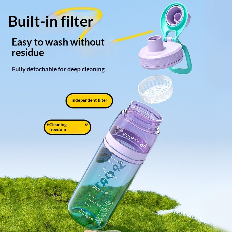 Sports Water Bottle Outdoor Drop-resistant Large Capacity
