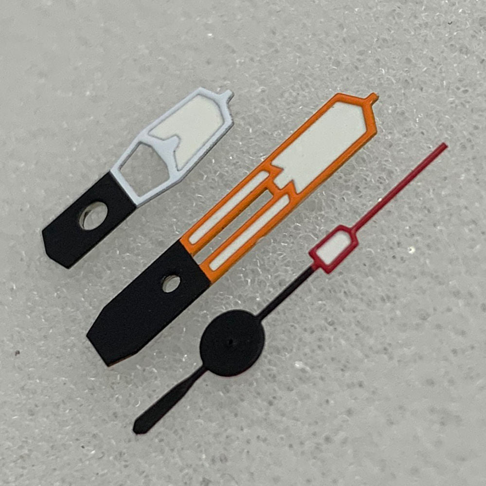 Orange Red White Color Matching Pointer Green Luminous Modified Watch Accessories