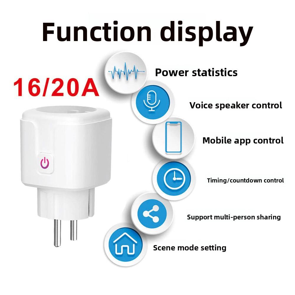 European Graffiti Smart Socket Mobile Phone Remote
