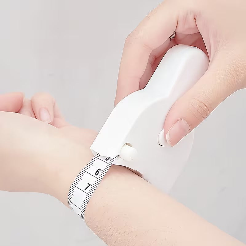 1 Automatic Y-shaped 3D Body Measurement Ruler, Soft Faux Leather Ruler With Locking Device And Ergonomic Grip, Portable Centimeter Unit, Suitable For Waist-body Measurement, Fitness, Tailoring