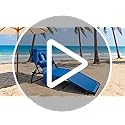 Ahsuname 3-in-1 Sun Tanning Chair with Face Holes, Folding Chaise Lounge Chairs, 5-Position Adjustable Lounge Chair Outdoo...