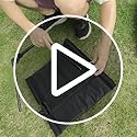 Verveens Portable Poolside Chairs with Mesh Backrest,Lightweight Foldable Beach Chairs with Carry Bag for SwimmingPool Sun...
