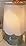 Lampworks 14''H Cordless LED Ambient Table Lamp, Rechargeable Ceramic Bedside Lamp with 3-Level Dimmable Soft Lighting, Li...