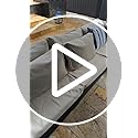 Sqodok Patio Cushion Covers 24x24 inch, Waterproof Outdoor Cushion Covers Replacement 4Pack Patio Cushion Slicovers for Se...