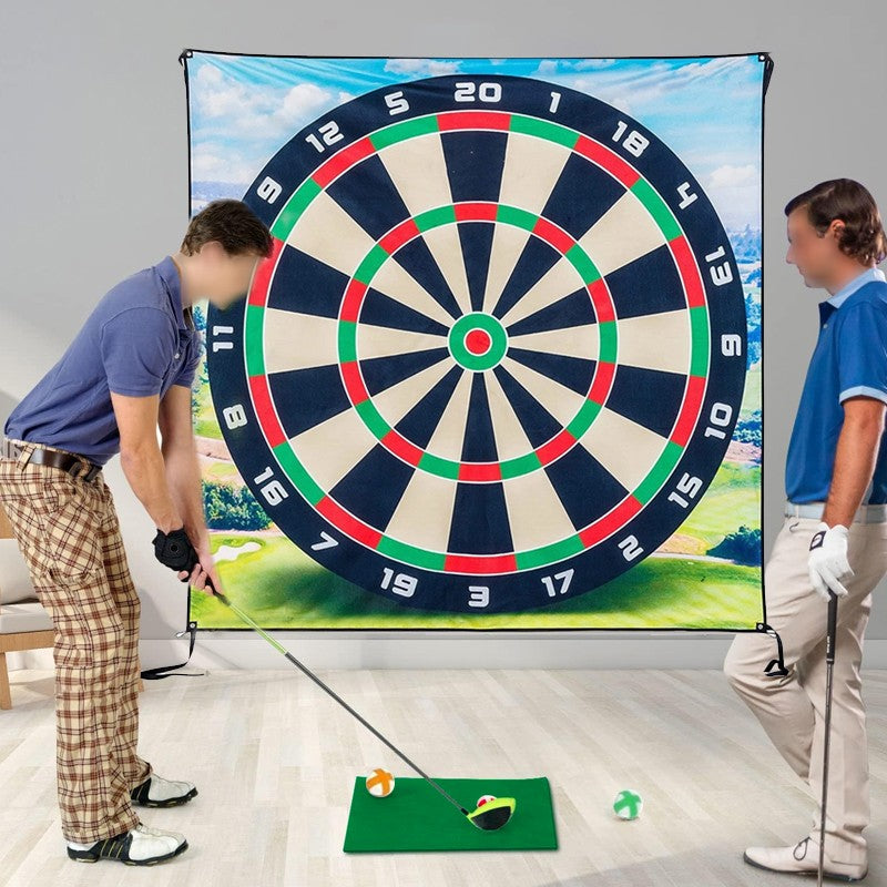 Huge Golf Darts Game Mat-Chip & Stick Kit Golf Game-Indoor Outdoor Gift