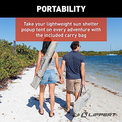 Lippert Picnic Popup Sun Shelter for Camping, Beach Trips and Outdoor Concerts - Tent