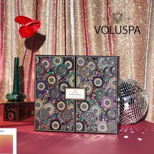 Voluspa Japonica Archive 12 Pc Votive Scented Candles Gift Set, 1.25 oz Each, Scented Candles for Home, 15 Hour Burn Time ...