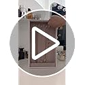 Lolalet Upgraded Double-Sided Hanging Necklace Organizer Box, Jewelry Display Case with Double-Sided Clear Window for Neck...