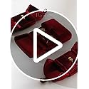 Dansmiy Resilient Velvet Earrings Necklace Dual-Purpose Storage Box, Stud Earring Display Box For Girlfriend Wife, Premium...