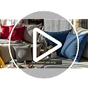 Encasa XO Throw Pillow Covers 18x18 in Set of 2 White | No Inserts | Cotton Pillow Covers for Living Room, Bed, Sofa, Couc...