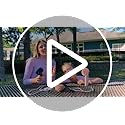 Peiyuu Handheld Portable Fan, 4000mAh USB Rechargeable Personal Fan, 180° Foldable Mini Desk Fan with 6 Wind Speed, LCD Di...