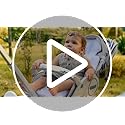 AMACOOL Baby Stroller Cooling Pad, 3D Breathable Carseat Cooling Pad with 2 Built-in Blower, Max 10H Ventilation 3 Speeds ...