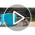 Old Bahama Bay Pop Up Beach Tent, Portable Shade Sun Shelter UPF50+ UV Protection for 4 Person Extendable Floor for Fishin...