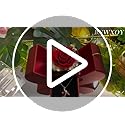 BNWXOY Preserved Real Red Rose with l Love You Necklace -Mothers Day Gifts for Mom Her Wife Girlfriend Women Grandma on Va...