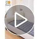 Smiry Couch Cover for Dogs Washable, Non Slip Fuzzy Pet Couch Covers for 3 Cushion Sofa Pet Friendly, Thick Soft Sofa Slip...