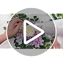 BMQDSM Pack of 2 Faux Flowers,Wedding Arch Flowers,Wisteria Hanging Flowers,Flower Garland Be Suited to Aisle Decorations ...