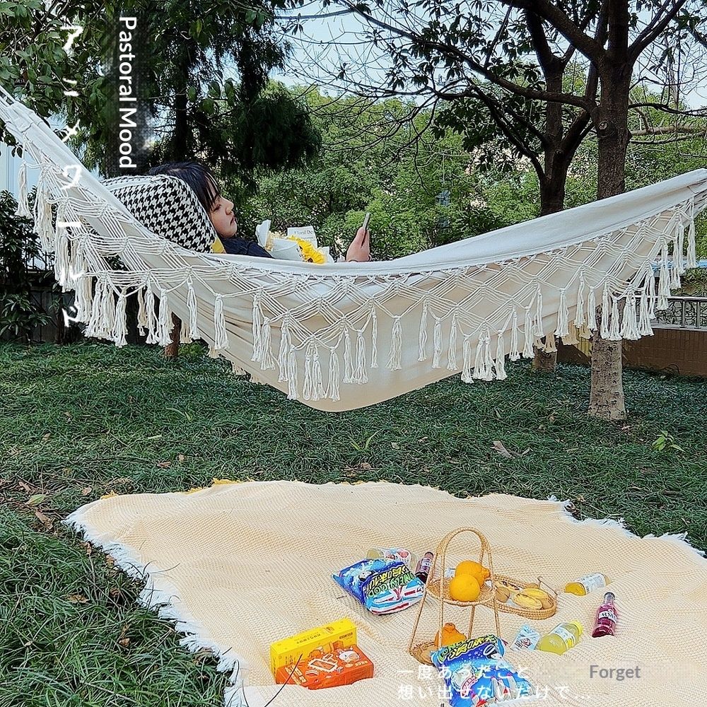 Tree-hanging Outdoor Swing Indoor Thickened Canvas For Leisure