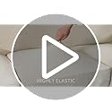 H.VERSAILTEX 3 Piece Stretch Sofa Covers for 2 Cushion Loveseat Couch Covers for Living Room Furniture Cover (Base Cover P...