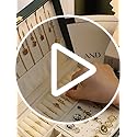GUOER Jewelry Box for Women Girl Wife - Large PU Leather Jewelry Organizer Storage Case with Two Layers Display for Earrin...