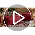 Home Brilliant 12x20 Pillow Cover Linen Decorative Throw Pillow Cover Button Cushion Cover for Couch, Rectangular, 30 x 50...