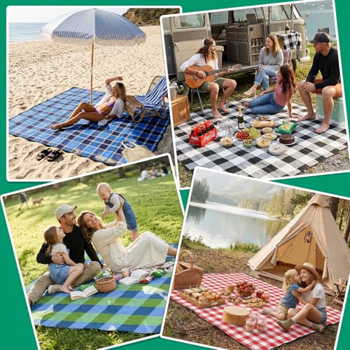 Waterproof Beach Blanket Picnic Outdoor Camping Mat Oversized Extra Large Foldable Sandproof Sand Free Resistant Big XL Gi...