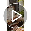 KAOTGOT Wooden Jewelry Box For Women Jewelry Organizer Box With Lock 2 Layer Jewelry Holder Organizer For Necklace Ring Ea...