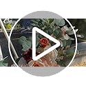 Ting's time Wedding Arch Flower Pack of 2 Artificial Silk Large Flower Swag Welcome Sign Floral Swag Reception Backdrop Fl...