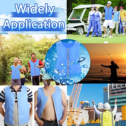 PANGTIKU Evaporative Ice Cooling Vest for Men - Body Cold Vest for MS Motorcycle Sport Working