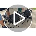 Canpsky 2-Pack Lightweight Portable Camping Chairs, Compact Folding Lawn Chairs with Cup Holder & Carry Bag for Outdoor, B...