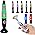 LEHAHA 13.5" LED Liquid Motion Lamp - Versatile Remote Control for 17 Unique Color Transitions, Soothing Liquid Night Ligh...