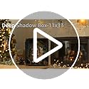 BWODYAY Deep Shadow Box,11x13-inch Shadow Boxes Display Cases, Large Shadow Box Frame, 4-inche Interior Deep Display Case...