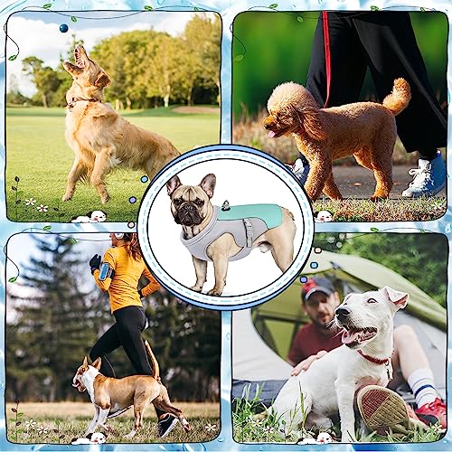 Guzekier Dog Cooling Vest Dog Harness Cooler Jacket with Portable Water Bottle, for Walking Dog, Outdoor Camping and Hunti...