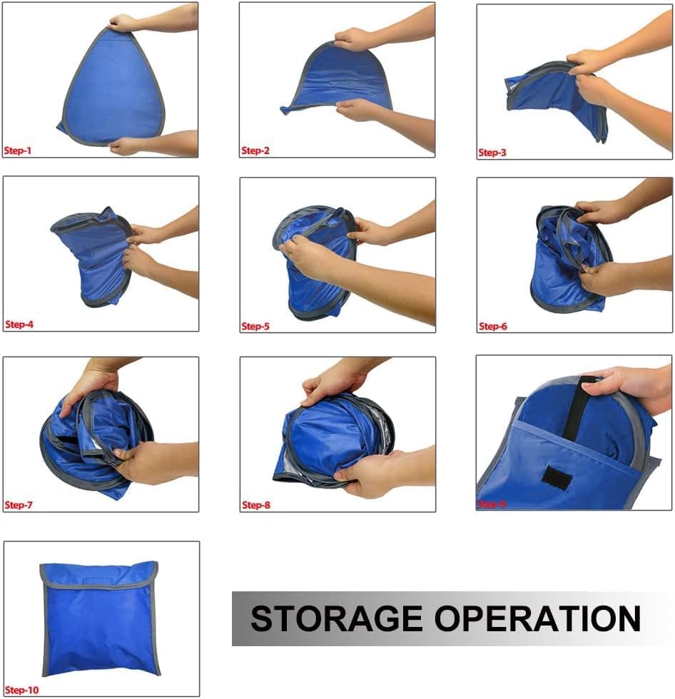 Mini Pop up Canopy, Beach Head Tent, Shade Canopy for Pet, Portable Laptop Sun Shelter for Outdoors