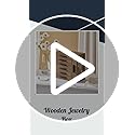 HOOBRO Jewelry Box for Women, Jewelry Organizer Box, 6-Tier Wooden Jewelry Box, Jewelry Case with Side Transparent Window,...