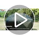 VEVOR Pop up Gazebo Screen Tent, 12 x 12 ft Large 6-Sided Camping Canopy Tent with Removable Top & Carry Bag, Quick-Set & ...