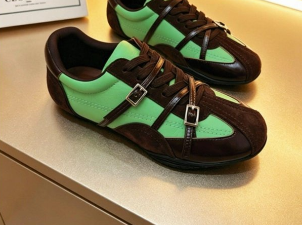 2026 New Retro German Trainers For Women, Genuine Leather Breathable Versatile Flat Sports Casual Shoes, Korean Style Ladies Flats