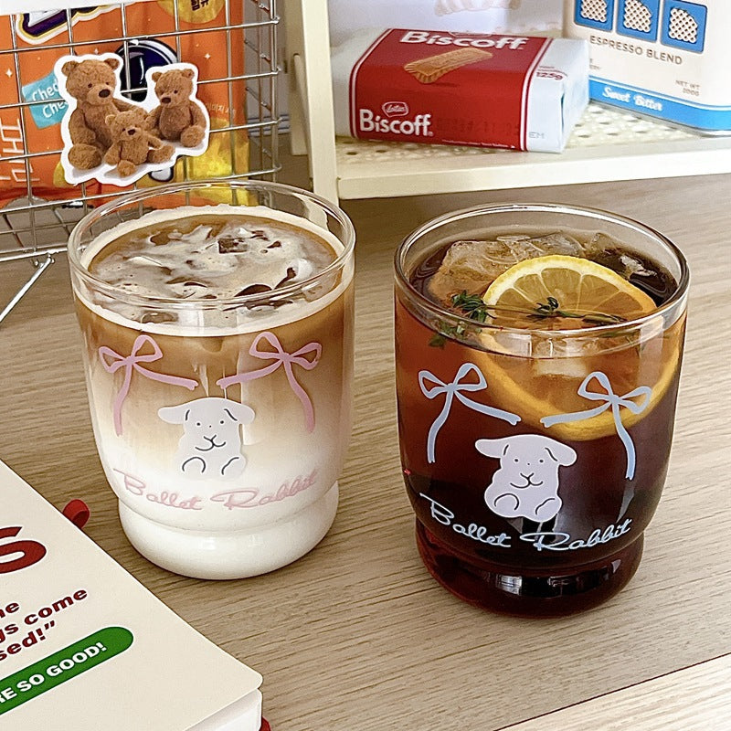 Korean Ins Wind High Temperature Resistant High Borosilicate Glass Cup