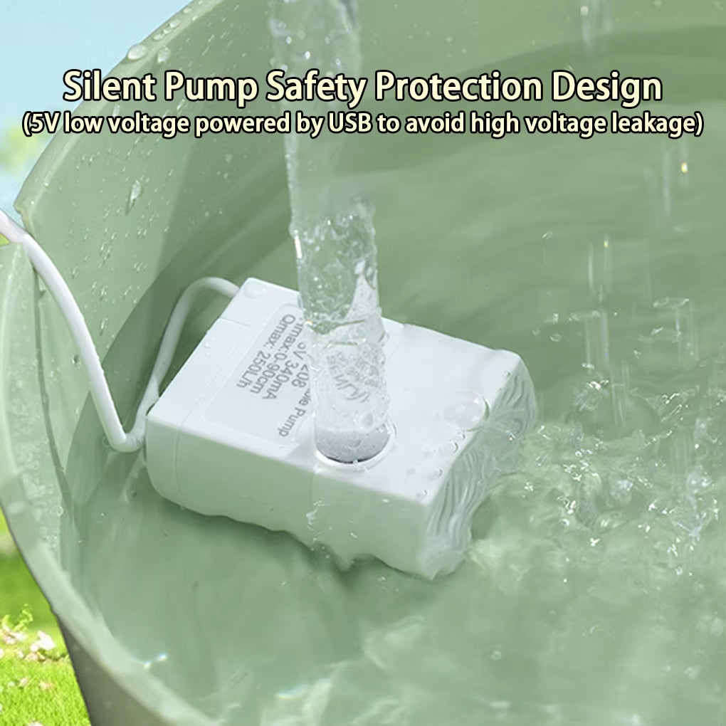 Parrot Bath Tub Automatic Circulation Bird Bath Tub