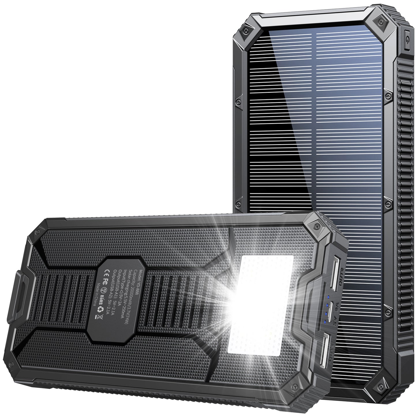 Outdoor Waterproof Wireless Charger Solar Charging Unit